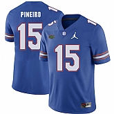 Florida Gators 15 Eddy Pineiro Blue College Football Jersey Dzhi,baseball caps,new era cap wholesale,wholesale hats
